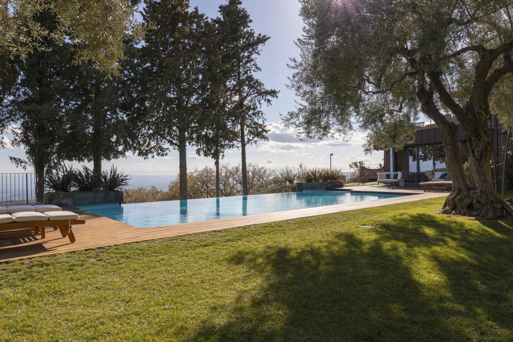 Scialaj Villa Di Lusso Sull'Etna Con Piscina E Vista Mare Ragalna Exteriér fotografie