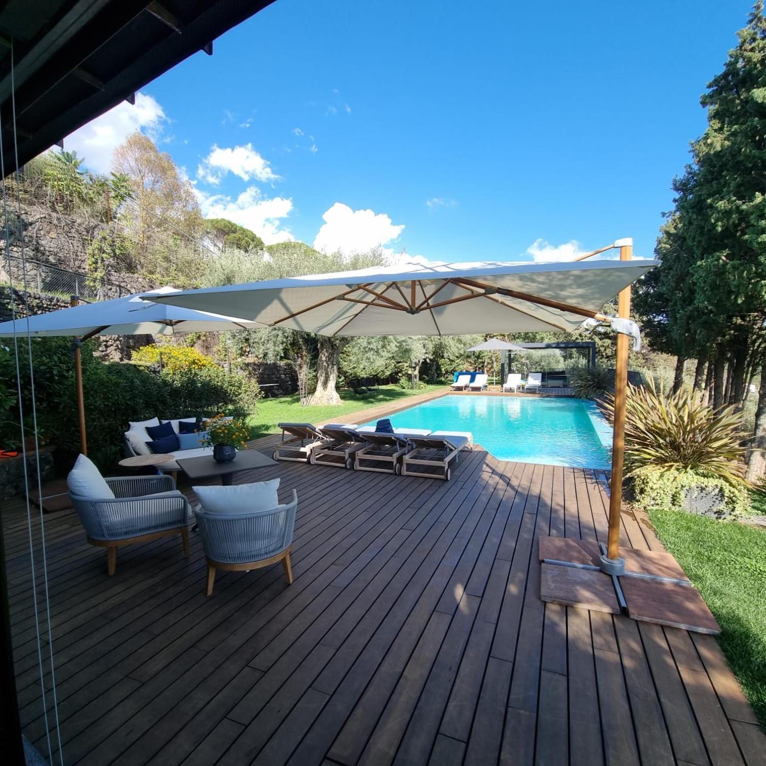 Scialaj Villa Di Lusso Sull'Etna Con Piscina E Vista Mare Ragalna Exteriér fotografie